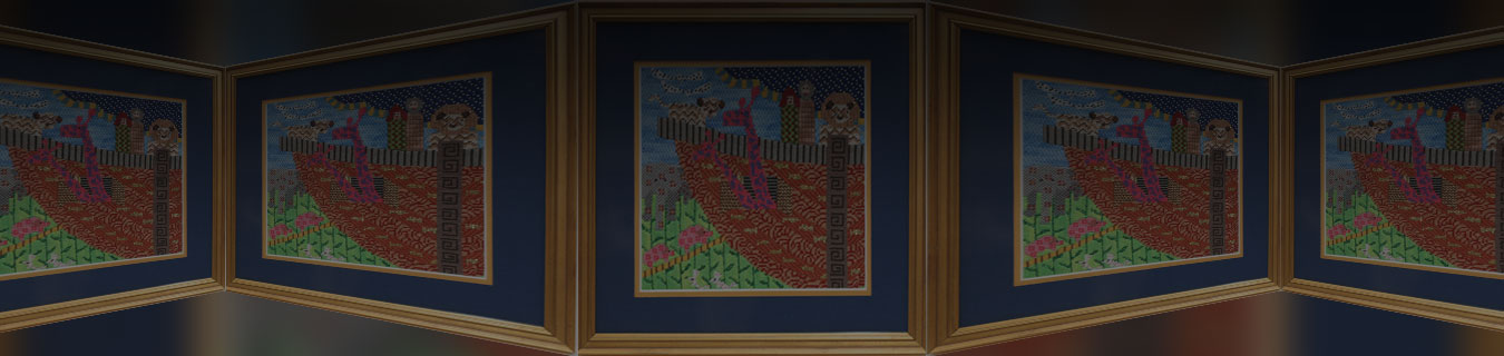 Needlepoint Framing - Allan Jeffries Framing